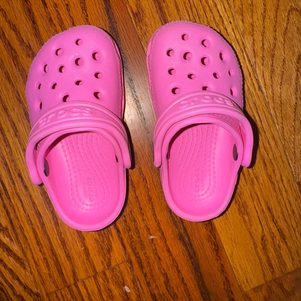 Crocs Kids Pink Clogs